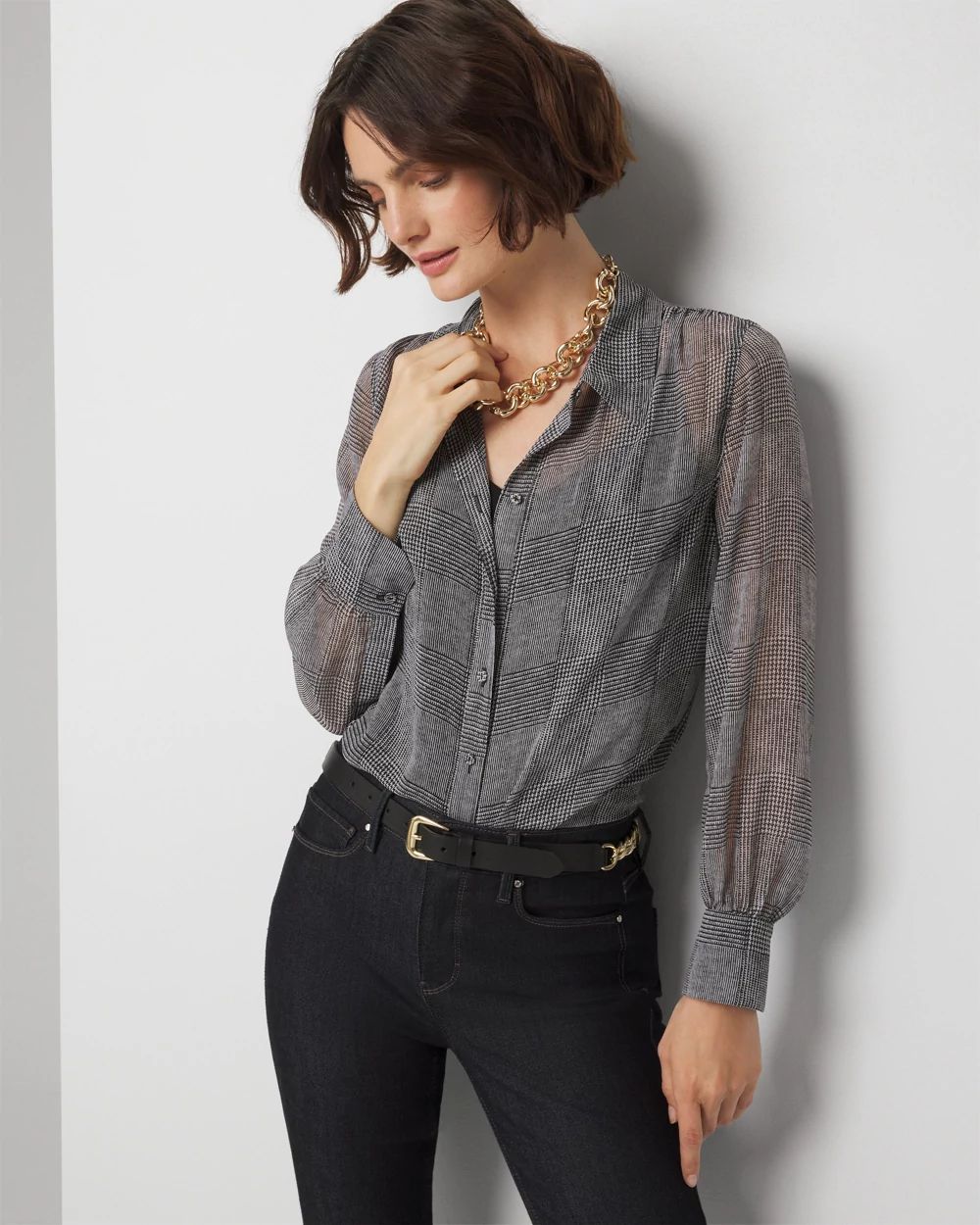 Plaid Soft Shirt | White House Black Market